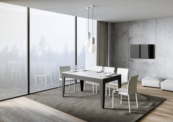 Tavolo Allungabile 160-220x90x77 cm Cico Mix Bianco Spatolato acquista