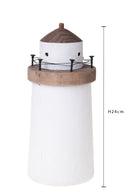 Modellino Faro Legno 11 H 24 