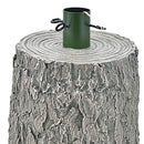 Base Supporto Albero Natale Chiaro Tronco Natalizio Attacco Universale H 55 cm