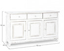 Credenza Colette 3 Ante 3 Cassetti in Legno