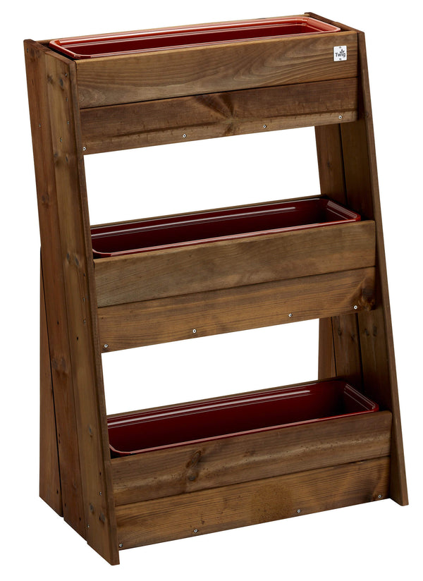 Ortofiore Inclinato con Vaschette 67x45xh110 cm in Legno FSC Castagno online