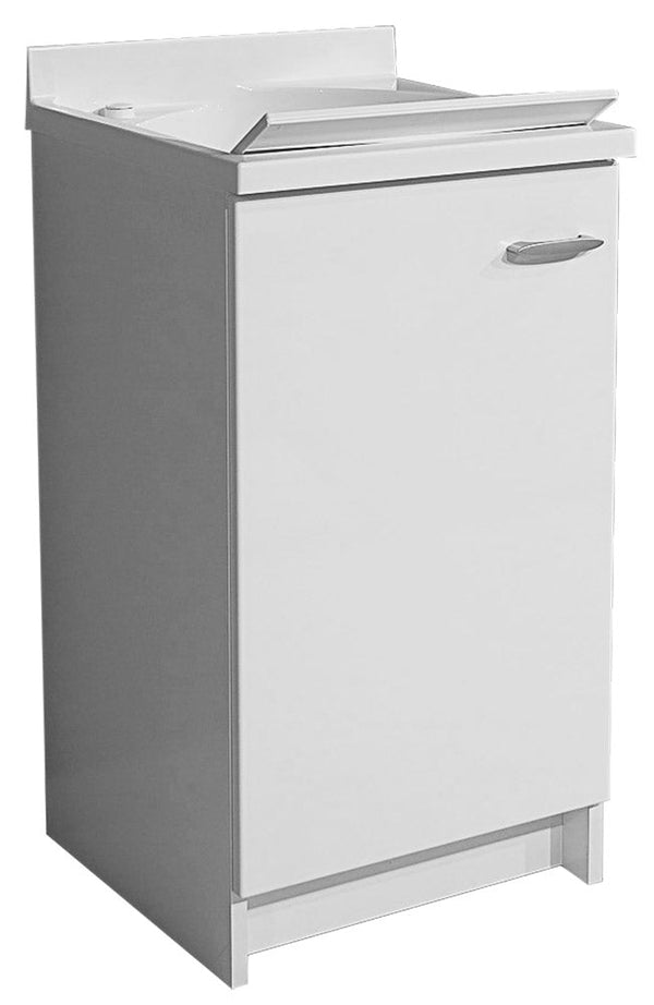 online Mobile Lavatoio 45x50x85cm Anta Asse in Termoplastico Montegrappa Marella Bianco Sinistra