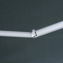 Tenda da Sole Avvolgibile a Parete 3.65x2.5m in Poliestere Grigio 