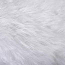 Gonna Copribase per Albero di Natale Ø90 cm in Peluche Effetto Neve Bianco      