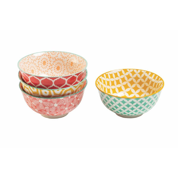 Set 4 Ciotole Ø11x5,5 cm 250 ml in Porcellana VdE Tivoli 1996 Confusion acquista