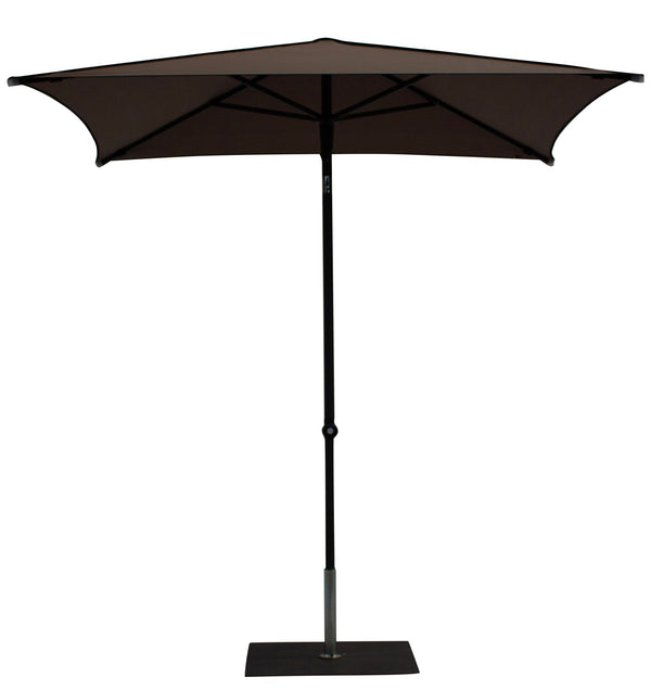 Ombrellone da Giardino 2x2 m Palo Ø38 mm in Alluminio Tessuto Dralon Acrilico Border Taupe online