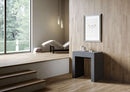 Consolle Allungabile 78-299x47x80 cm in Nobilitato Grigio