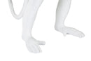 Lampada da Tavolo Monkey Bianco 26x34x55 cm in Resina Bianco      