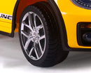Macchina Elettrica per Bambini 12V con Licenza Volkswagen Maggiolino Gialla