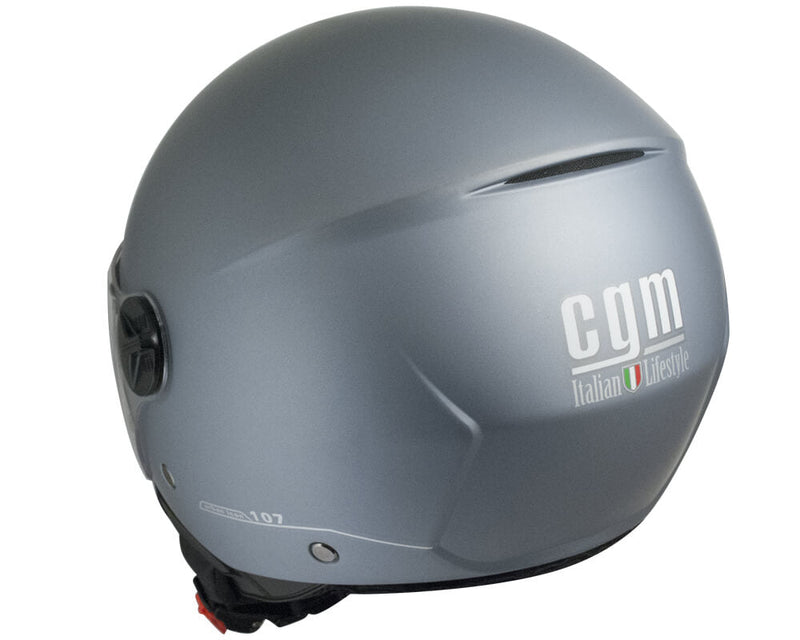 Casco Jet per Scooter Visiera Lunga CGM Florence 107A Verde