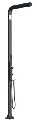 Doccia da Esterno Giardino Miscelatore e Doccetta Mobile Arkema Funny Yang Grigio Antracite