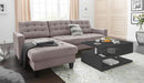 Tavolino a S con Ripiani a Giorno 90x41,5x55 cm Zeta Grigio Antracite  