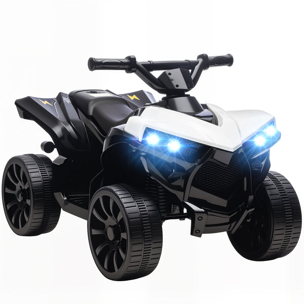 Quad Elettrico per Bambini ATV con Batteria Ricaricabile 6V Fari LED e Musica Bianco acquista