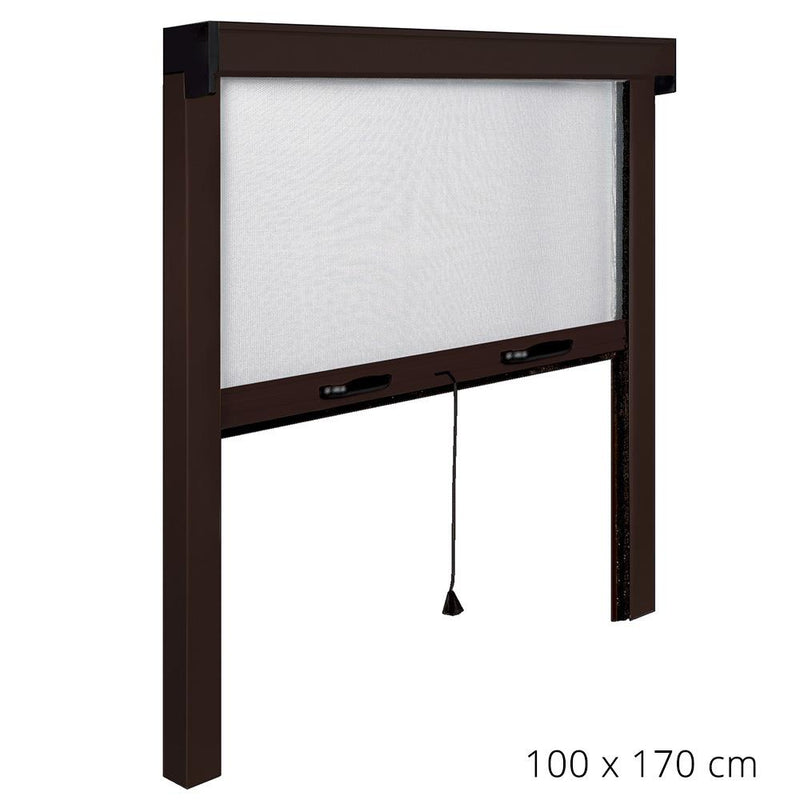Zanzariera Avvolgibile Per Porta Balcolne E Finestra A Molla 100x170 cm