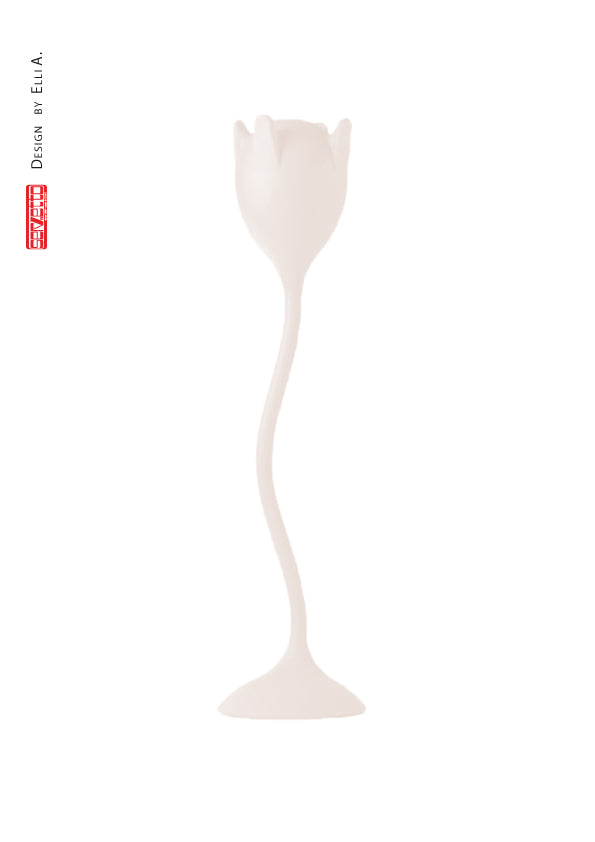 Appendiabiti Porta Abiti da Esterno in Resina Arkema Tulipan Bianco