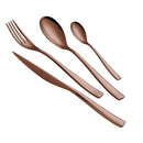 Servizio Set di Posate 24 Pezzi in Acciaio 18/10 PVD Eme Etoile Chocolate