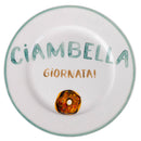 Set 4 Piattini Dolce Ø19x1,5 cm in New Bone China VdE Tivoli 1996 Le Travisate Bianco