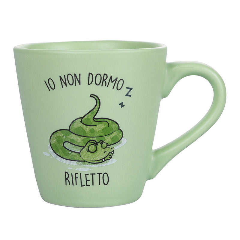 Set 6 Tazzine da Caffè Ø6,3x6,4 cm in New Bone China VdE Tivoli 1996 Lazy world