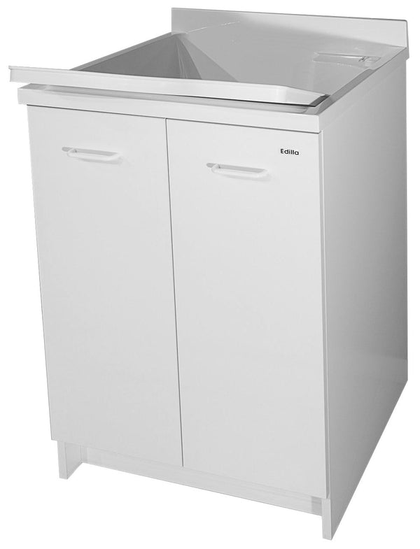 Mobile Lavatoio 60x60x85cm 2 Ante Asse in Termoplastico Montegrappa Edilla Bianco con Cesto sconto