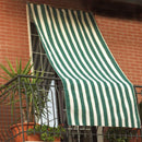 Tenda da Sole per Sormonto 290x290 cm con anelli rinforzati Verde