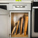 Kit 4 Separatori per Armadi e Pensili da Cucina 50x31 cm in Acciaio Emuca Cromato