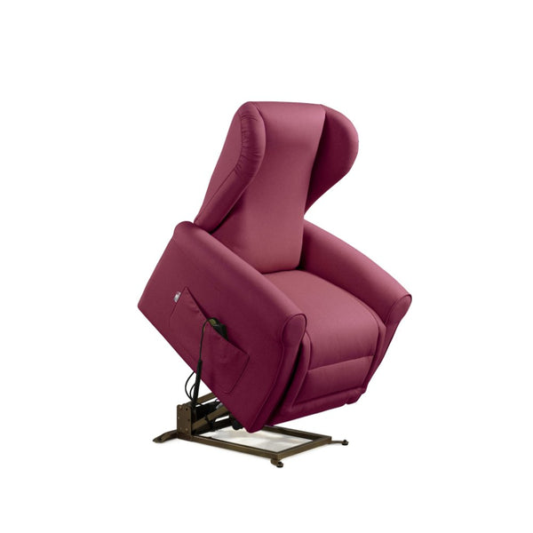 Poltrona Alzapersona Elettrica 2 Motori 90x100x90 cm Sofa in Microfibra Dispositivo Medico 1 Viola acquista