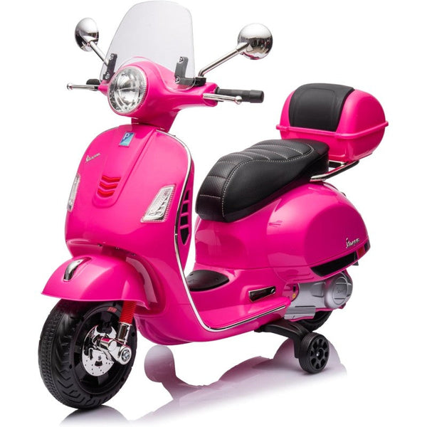 prezzo Moto Elettrica per Bambini Piaggio Vespa GTS SUPER 12V Full Optional con Bauletto Fucsia