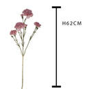 Set 6 Fiori Artificiali di Garofanello Altezza 62 cm Rosa