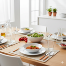 Servizio Set di Posate 24 pezzi in Acciaio Inox Eme Brio Arancio 79