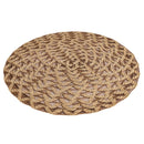 Set 4 Tovagliette Ø38x0,3 cm  in Lino e Poliestere VdE Tivoli 1996 Shades of chocolate