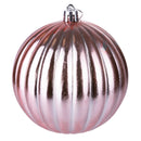 Set 9 Palle di Natale Ø10 cm in Plastica Rosa