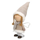 Angelo tessuto crema con led cm 16x13xh52