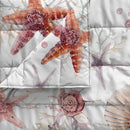 Trapuntino Estivo in Microfibra 100 gr con Stampa Starfish Basic Varie Misure