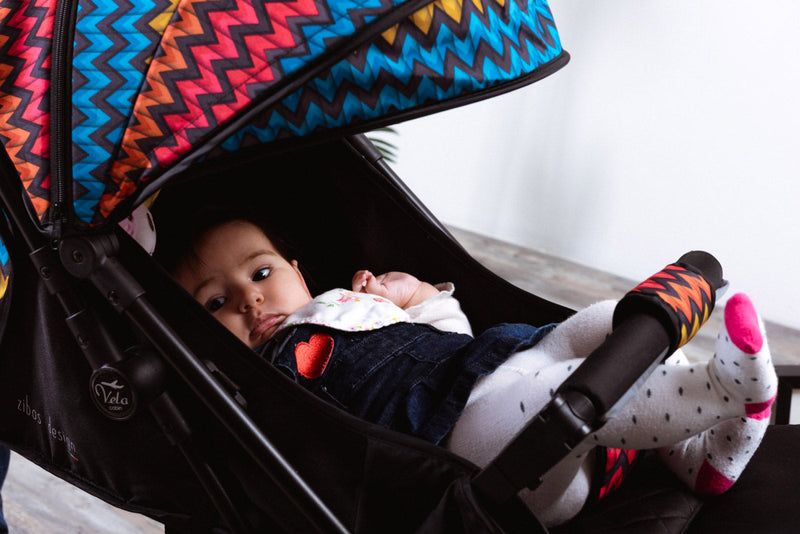 Passeggino Trolley Leggero per Bambini Zibos Velo Jeans Blu