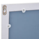 Specchio da Parete 52x72x1,9 cm con Cornice in MDF Bianca