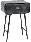 Mobiletto 1 Cassetto in Metallo Nero