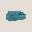 Divano Letto 2 Posti 166x92x96 cm in Tessuto Azzurro