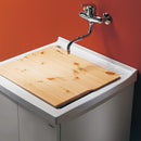 Mobile Lavatoio 63x60x87 cm 2 Ante Asse in Legno Montegrappa Acqua Edilla Bianco