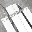 Rampa Pieghevole per Sedia a Rotelle 183x73.5 cm con Rivestimento Antiscivolo e Bordi di Sicurezza in Alluminio Nero      