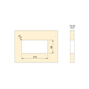 Multipresa Backflip in Acciaio Emuca 