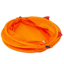 Cesto portagiochi pieghevole animali struttura in metallo 80x40 cm Arancio