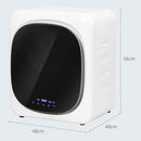 Asciugatrice ad Aria Carico 4kg con Timer e Programma Smart 48x40x56 cm in Acciaio Inox e ABS Bianco   