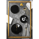 Servizio Piatti 12 Pezzi in New Bon China VdE Tivoli 1996 Luxury Black