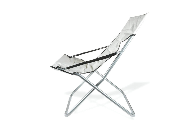 Sedia a Sdraio Imbottita Canapone Pieghevole in Metallo Soriani