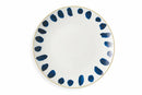 Set 6 Piatti Frutta in Porcellana Decoro Blu Ø19,5 cm Villa d'Este Home Tivoli Masai Blue