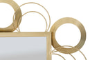 Specchio Globe 76,5x3x108 cm in Ferro Oro