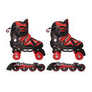 Pattini Classici e in Linea Roller 2 in 1 Misura Regolabile 35-38 Ruote Intercambiabili Blu o Rosso