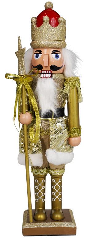 online Schiaccianoci Natalizio H150 cm con Movimento Elettronico Oro Seconda Scelta