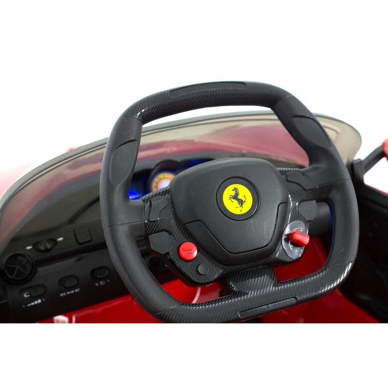 Macchina Elettrica per Bambini 12V con Licenza Ferrari la Rossa
