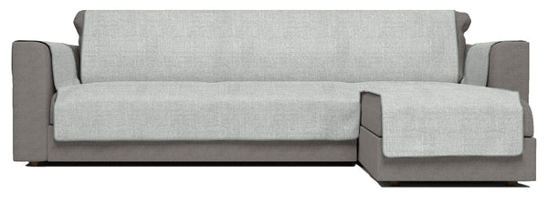 acquista Copridivano in Poliestere con Penisola Destra Grigio Varie Misure